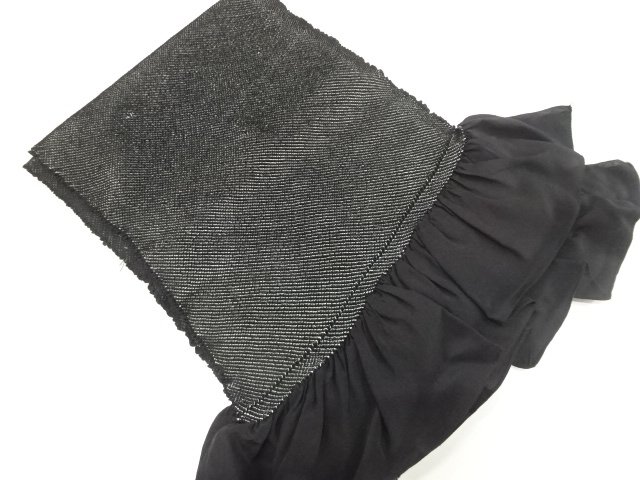 JAPANESE KIMONO FOR MEN / HEKO OBI / ALL SHIBORI